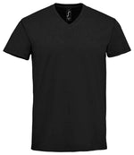 SOL'S Imperial V Neck T-Shirt Deep Black
