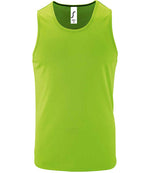 SOL'S Sporty Performance Tank Top Neon Green