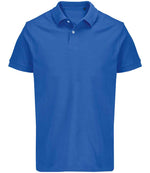 SOL'S Unisex Pacific Twin Piqué Polo Shirt Royal Blue