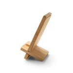 LANGE. Wireless charger and bamboo smartphone holder