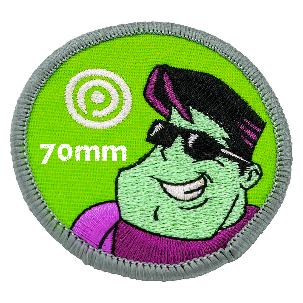 Branded Embroidered Patch (70mm)