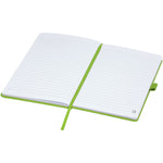 Branded Honua A5 recycled paper notebook with recycled PET cover
