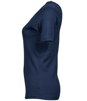 Tee Jays Ladies Interlock T-Shirt Navy