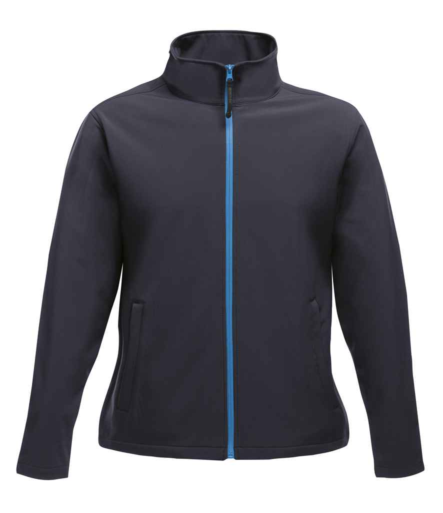 Regatta Ladies Ablaze Printable Soft Shell Jacket Navy/French Blue