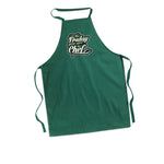Kitchen apron in cotton Green