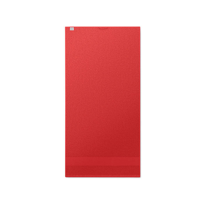 Towel organic cotton 100x50cm Red