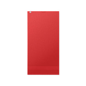 Towel organic cotton 100x50cm Red