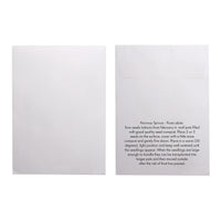 Seed Pack in White Paper Envelope