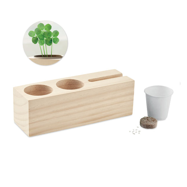 Branded Desk stand with seeds kit