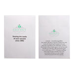 Seed Pack in White Paper Envelope Lavendar