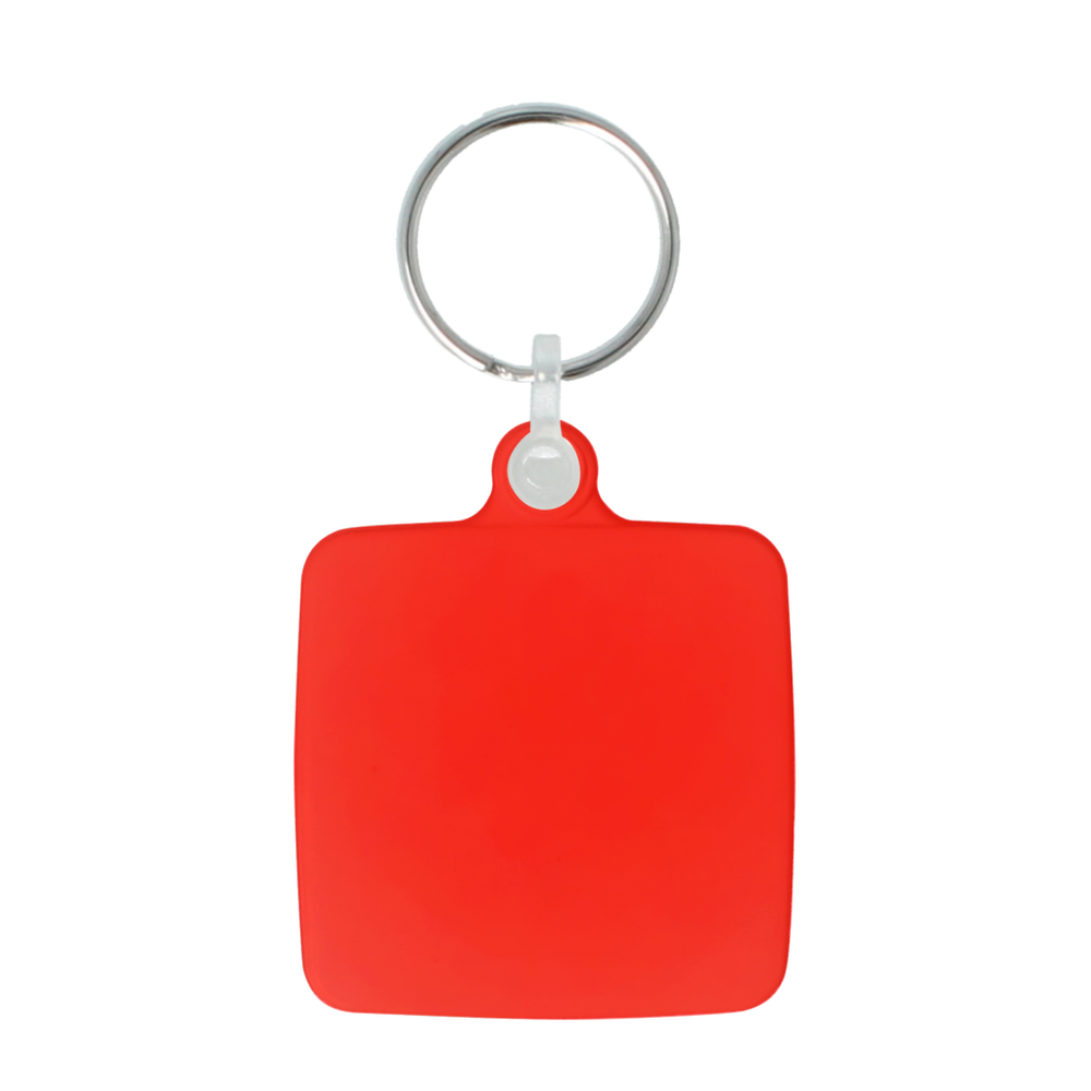 45mm Square Keyring