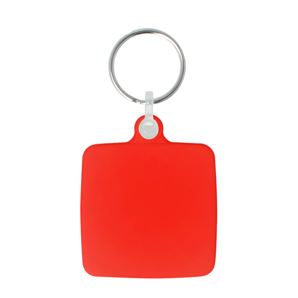 45mm Square Keyring