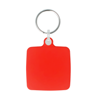 45mm Square Keyring