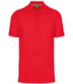 WK Designed to Work Anti-Bacterial Piqué Polo Shirt Red
