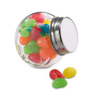 Branded Glass jar with jelly beans
