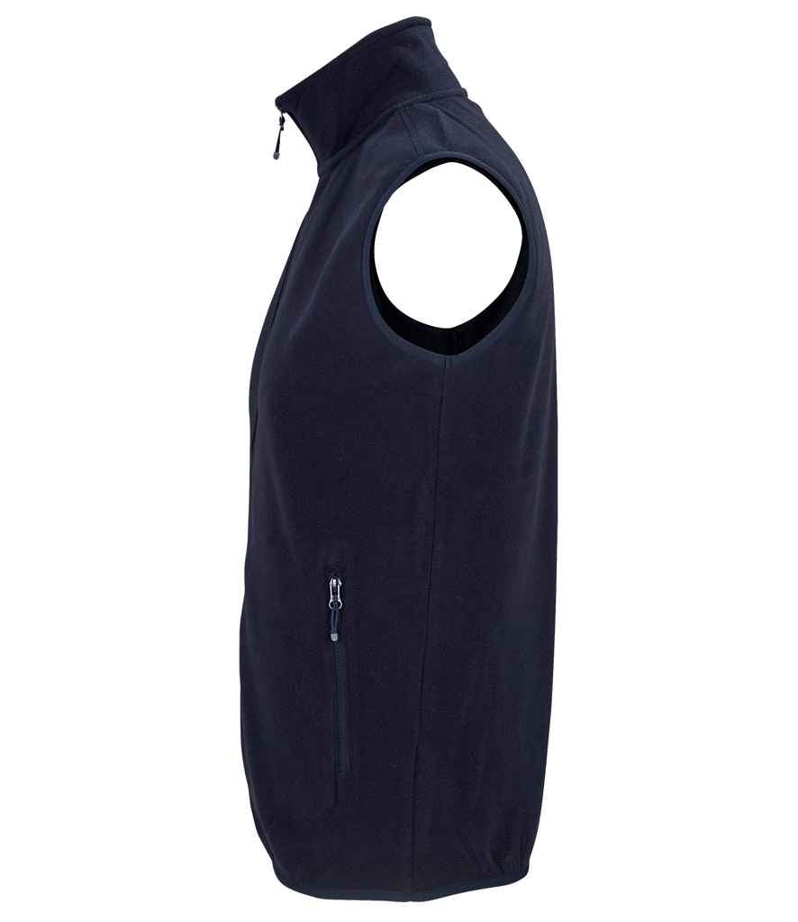 SOL'S Unisex Factor Recycled Micro Fleece Bodywarmer Navy