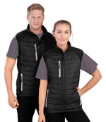 Result Genuine Recycled Compass Padded Gilet Black/Grey