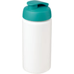 Branded Baseline® Plus grip 500 ml flip lid sport bottle