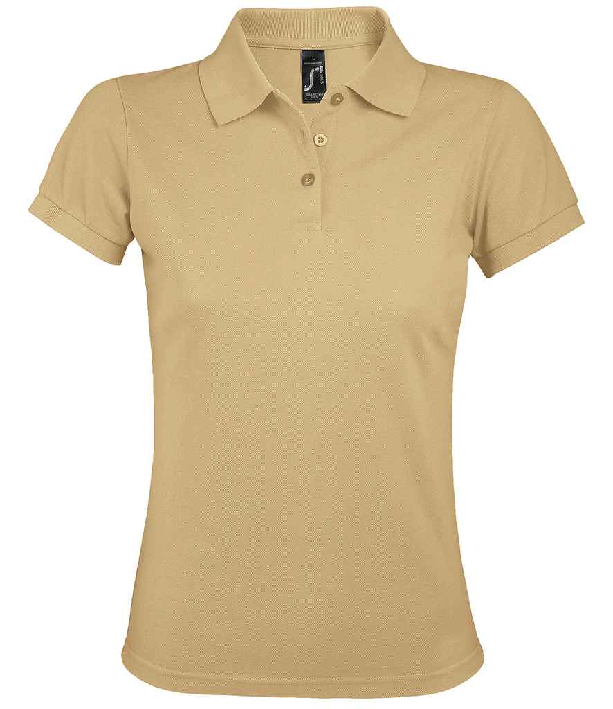 SOL'S Ladies Prime Poly/Cotton Piqué Polo Shirt Sand