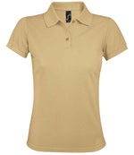 SOL'S Ladies Prime Poly/Cotton Piqué Polo Shirt Sand