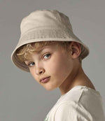Branded Beechfield Kids Organic Cotton Bucket Hat
