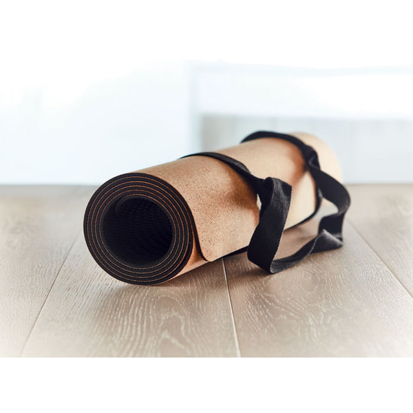 Branded Cork yoga mat