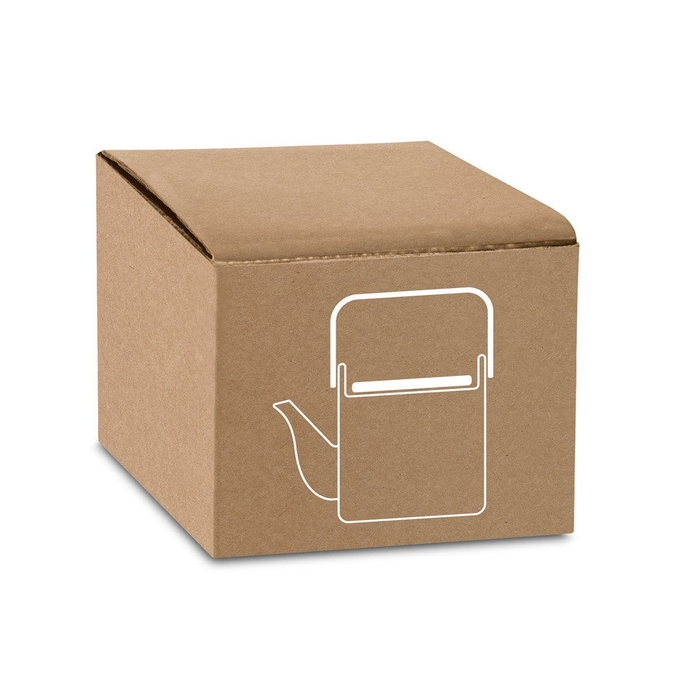 GLOGG. 700 mL ceramic teapot with bamboo lid