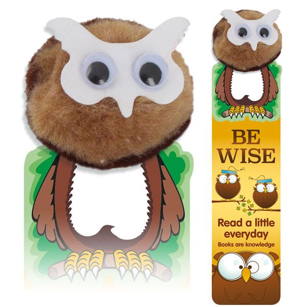 Bookmarks with a Choice of Animal Logobugs