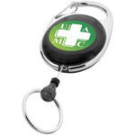Branded Gerlos roller clip keychain