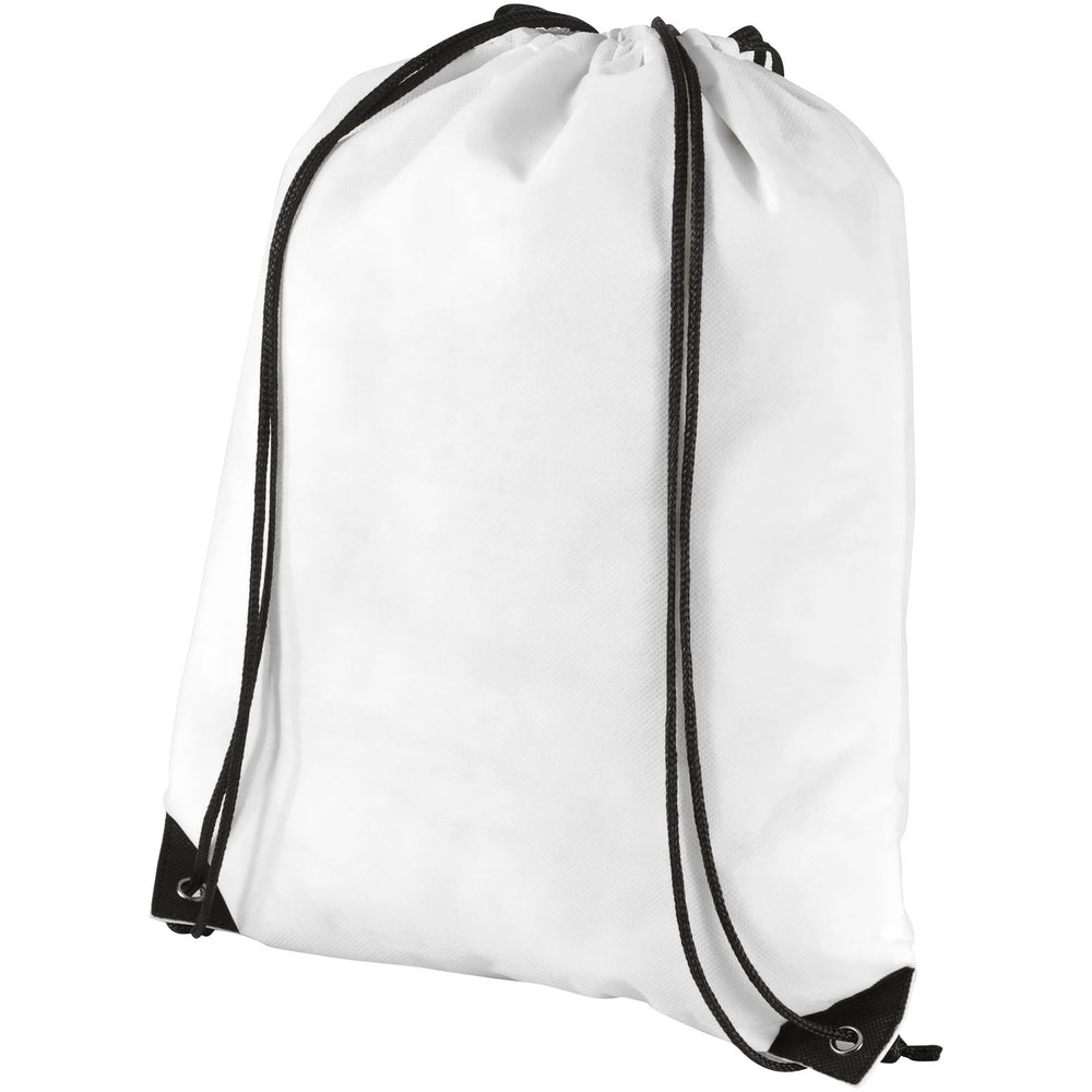 Branded Evergreen non-woven drawstring backpack 5L