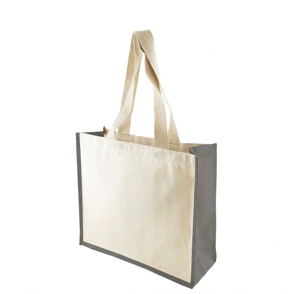 Kongoni Jute & Canvas Bag