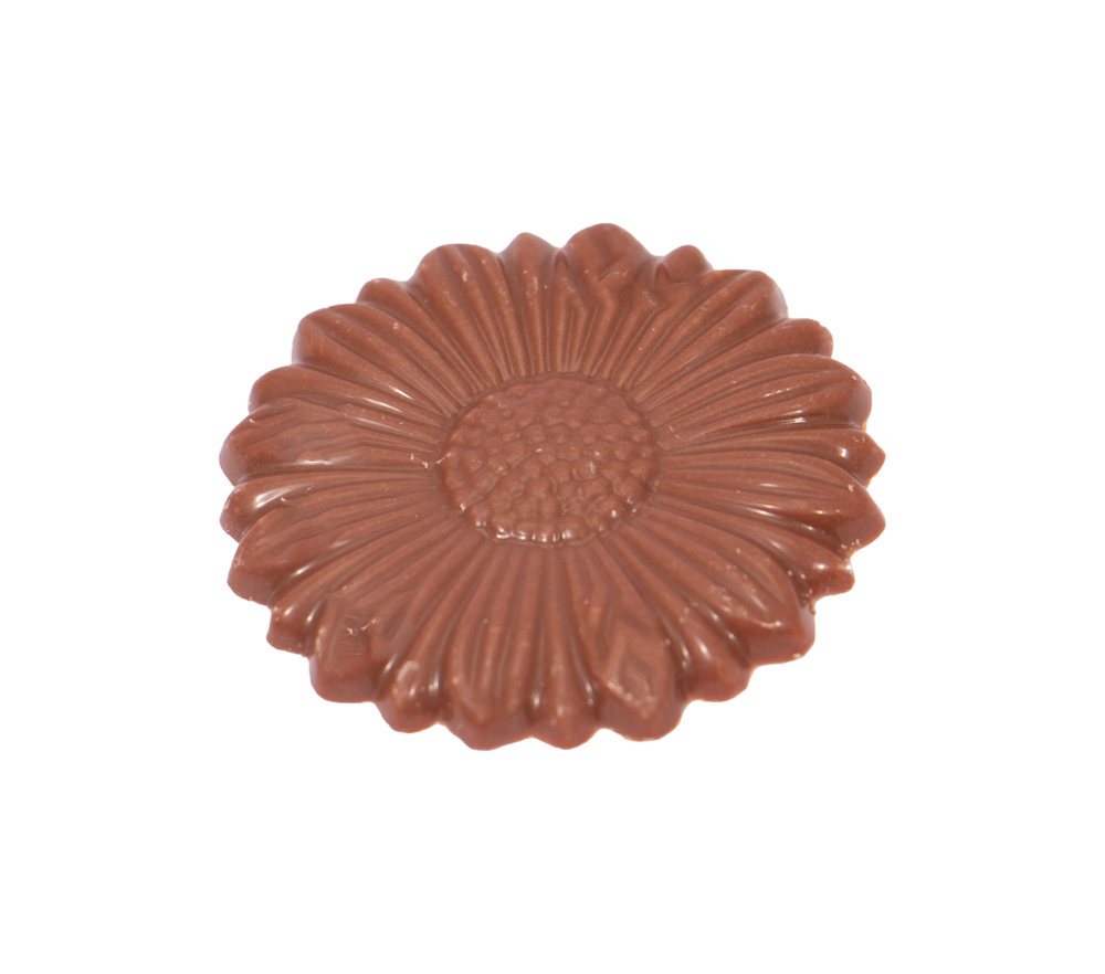 Easter 2024, Eco Kraft Cube, Milk Chocolate Flowers, x6 Bespoke