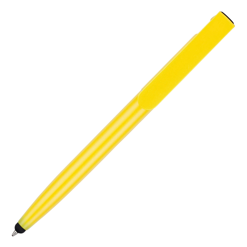 Branded PHONE-UP ball pen with phone cleaner/stylus