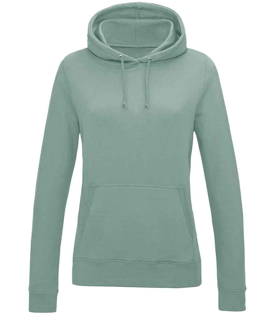 AWDis Ladies College Hoodie Dusty Green
