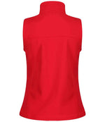 Regatta Ladies Flux Soft Shell Bodywarmer Classic Red/Seal Grey