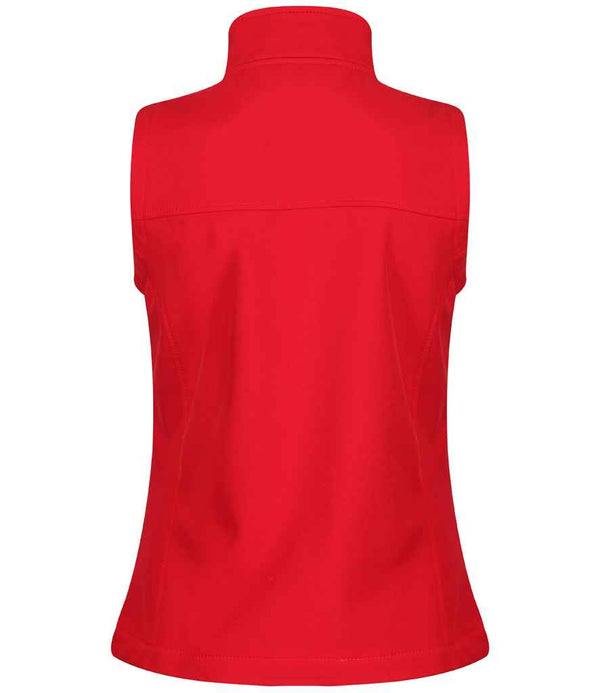 Regatta Ladies Flux Soft Shell Bodywarmer Classic Red/Seal Grey