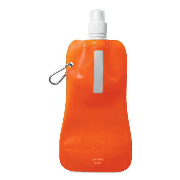 Promotional Foldable water bottle | Roll up Eco Bottle with Carabiner