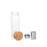 MAKAROVA. Borosilicate glass bottle with infusers 490 mL