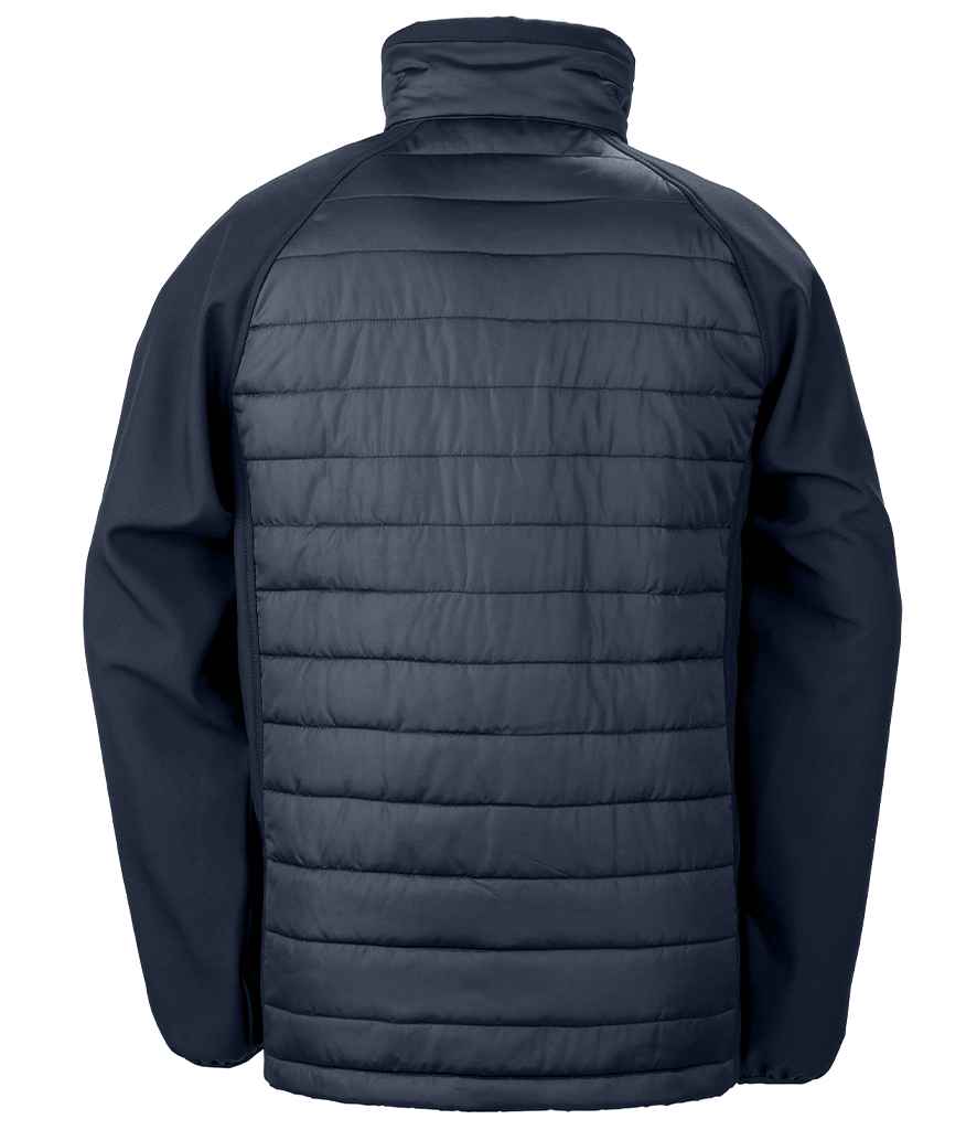 Result Genuine Recycled Compass Padded Jacket Navy/Grey
