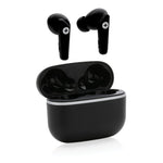 Branded RCS recycled plastic Swiss Peak TWS earbuds 2.0