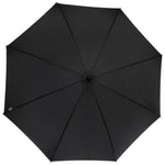 Fontana 23" auto open umbrella with carbon look and crooked handle