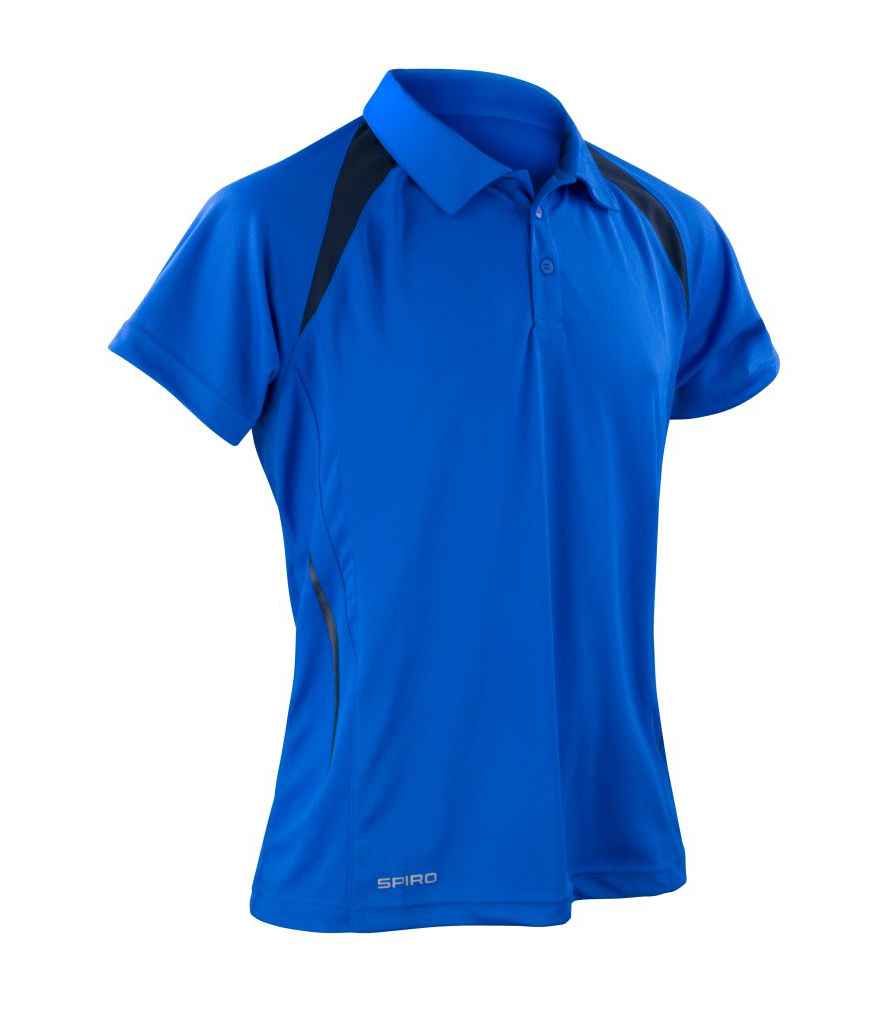Spiro Team Spirit Polo Shirt Royal Blue/Navy