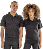 Spiro Impact Performance Aircool Polo Shirt Black