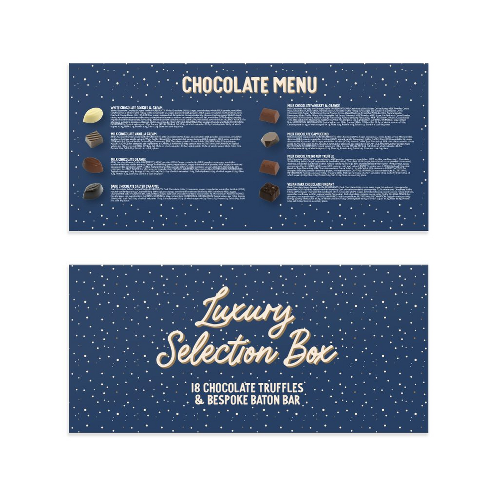 Selection Box - 18x Chocolate Truffles & Bar Bespoke