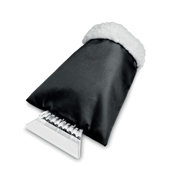 Branded Car ice scraper w/ mitten