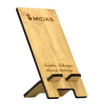 Straight Sided Bamboo Phone Stand