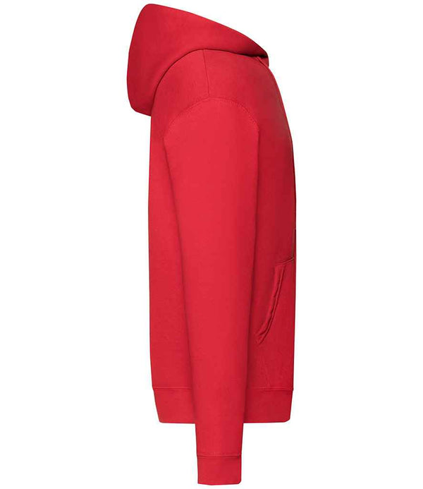 Fruit of the Loom Classic Zip Hooded Sweatshirt Red