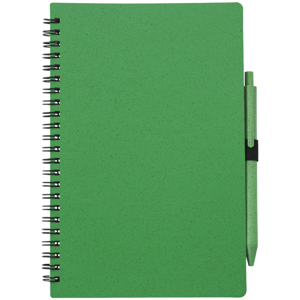 Devine Wheat straw notebook with pen (approx. A5)