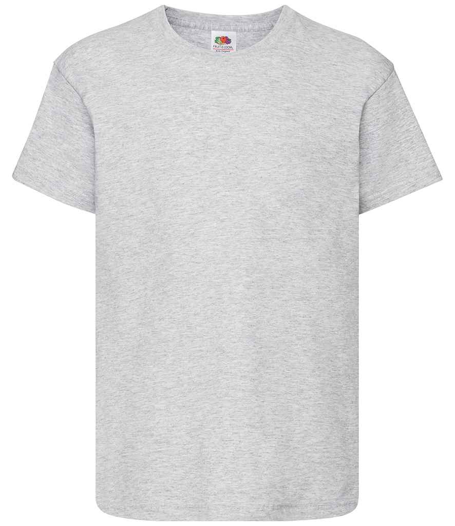 Fruit of the Loom Kids Original T-Shirt Heather Grey