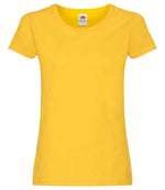 Fruit of the Loom Lady Fit Original T-Shirt Sunflower